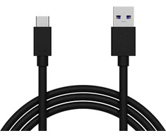 Blow USB 3.0 A jungtis – USB-C 1m juoda BL