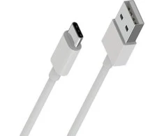 Borofone - USB-A - USB-C laidas duomenų perdavimui ir įkrovimui, 1 m (baltas)