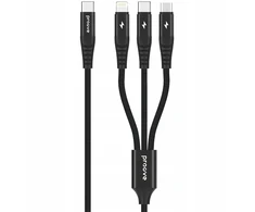 Kabelis USB-C, 3A, USB-C, MicroUSB, Apple, 1m, 3A, Proove / Cchy15012101 / Hydra