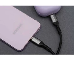 USB C į USB C laidas Forcell F-Energy QC4.0 PD 5A 100W Cafule 0,25 m C260 juodas