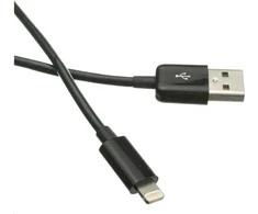 USB kabelis C-Tech USB-A - Žaibas 1 m Juodas (BB- APL- 10B)