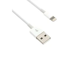 USB kabelis C-Tech USB-A - Žaibas 2 m Balta (BB- APL-20W)