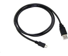 USB kabelis C-Tech USB-A - mikroUSB 0, 5 m Juoda (BC- USB2M- 05B)