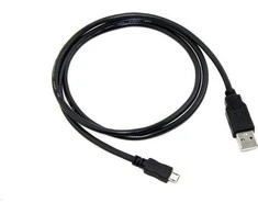 USB kabelis C-Tech USB-A - mikroUSB 0, 5 m Juoda (BC- USB2M- 05B)