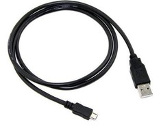 C-Tech USB laidas USB-A – microUSB 2 m juodas (CB-USB2M-20B)