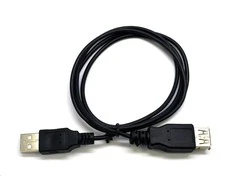 C-Tech USB kabelis USB-A – USB-A 3 m juodas (CB-USB2AA-3-B)