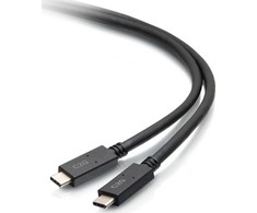 Kabelis USB C2G USB-C - USB-C 2 m Juodas (C2G28883)