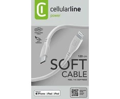 Cellular Line Cellularline Soft Cable - USB-C to Lightning cable MFi certified 1.2 m pilkas