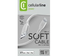 Cellular Line Cellularline Soft Cable - USB-A to Lightning cable MFi certified 1.2 m pilkas