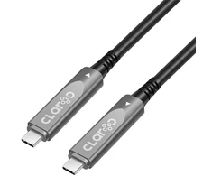 Claroc Kabelis USB-C aktywny, 4K@60Hz, 60W, 12 m