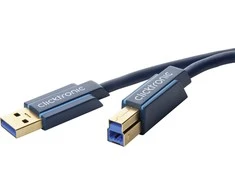 Clicktronic USB-A laidas – 1,8 m tamsiai mėlynas (JAB-1404730)