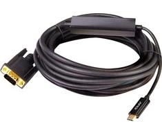 Club 3D USB-C – D-Sub (VGA) USB laidas 5 m juodas (CAC-1512)