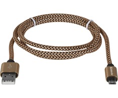 Defender USB AM-MICRO BM 1.0m 2.1A Auksinis