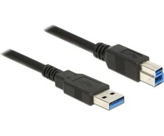 DELOCK Cable USB 3.0 Type-A male > USB 3.0 Type-B male 1,0 m juodas