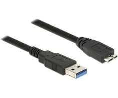 DELOCK Cable USB 3.0 Type-A male > USB 3.0 Type Micro-B male 3.0 m juodas