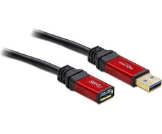 „Delock“ ilgintuvas USB 3.0 tipo A kištukas > USB 3.0 A tipo lizdas 3 m