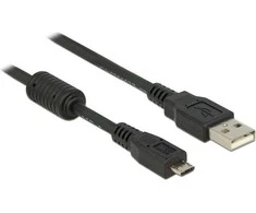 DELOCK kabelis USB2.0-A kištukas prie USB-micro B kištuko 1m