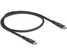 Kabelis USB Delock USB-C - USB-C 0.5 m Juodas (80023)