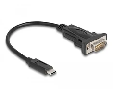 DELOCK adapteris USB Type-C > 1 x serijinis RS-232 D-Sub 9 kontaktų