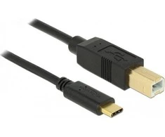 Kabelis USB Delock KABELIS USB-C(M)->B(M) 2.0 4M JUODA DELOCK