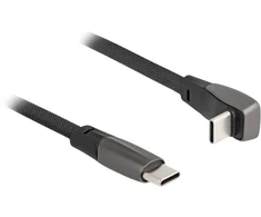 Kabelis USB Delock USB-C - USB-C 1 m Juodas (80751)