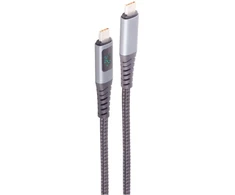 Nezatříděno „shiverpeaks BS14-59035“, 1 m, USB C, USB C, USB 2.0, 0,48 Gbit/s, Juoda, Pilka