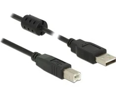 Kabelis USB Delock USB-A - USB-B 1.5 m Juodas (84896)