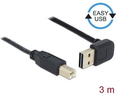Kabelis USB Delock USB-A - 3 m Juodas (83541)