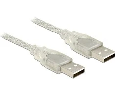 USB kabelis Delock USB-A - USB-A 0,5 m permatomas (83886)