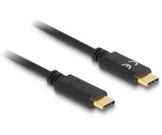 Kabelis USB Delock USB-C - USB-C 0.15 m Juodas (85356)