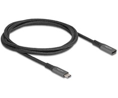 Kabelis USB Delock USB-C - USB-C 1 m Juodas (80022)