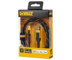 Kabelis USB Dewalt USB-A to Lightning cable 1.8m Kevlar reinforced (2459510)