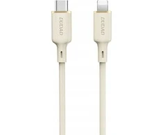 Dudao L7SCL USB-C – Lightning 30W 2m kabelis – beige