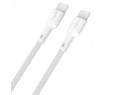 Dudao L9C Max 240W PD USB-C – USB-C laidas 1.2m – Baltas