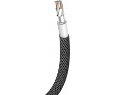 Dudao L3CC USB-C – USB-C 60W 1.2m pintas kabelis – juodos spalvos