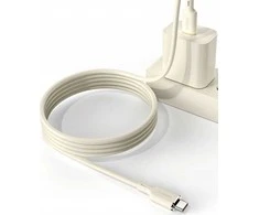Dudao L7SF 2in1 kabelis USB-C – USB-C / Lightning 100W 1.2m – beige