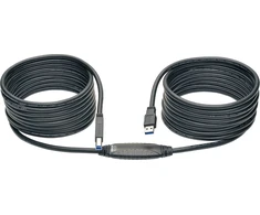 Kabelis USB Eaton U328-025 USB 3.2 Gen 1 Active 8 m USB A USB B 5 Gbit/s Juodas (U328-025)
