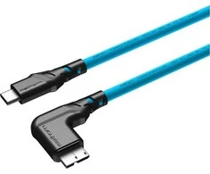 USB kabelis Ednet USB-C - microUSB 2 m mėlynas (MTC-231)