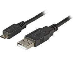 Efb Elektronik Kabelis USB EFB USB-A - microUSB 1.8 m Juodas (K5232SW.1,8)