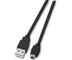 EFB Elektronik K5250SW.0,5V2, 0,5 m, USB A, Mini-USB B, USB 2.0, Juodas