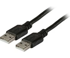 USB kabelis EFB USB-A - USB-A 3 m Juodas (K5253SW.3)