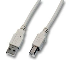 Efb Elektronik Kabelis USB EFB USB-A - USB-B 0.5 m Pilka (K5255.0,5)