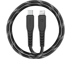 ENERGEA kabelis Nyloflex USB-C - LightningC94 MFI 3m juodos spalvos