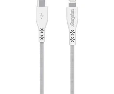 „Energizer HardCase“ – USB-C prie „Lightning“ jungties kabelis MFi sertifikuotas 1,2 m (baltas)