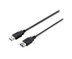 Equip įrengti 128399 ilgintuvą USB3.0 USB-A kištukas su USB-A motele 3,00 m juodas