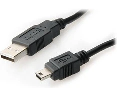 Kabelis USB Equip USB-A - miniUSB 1.8 m Juodas (128521)
