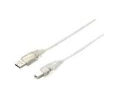 USB kabelis Equip USB-A - USB-B 1 m Sidabrinis (128653)