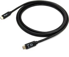 USB kabelis Equip USB-C - USB-C 1 m Juodas (128346)