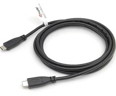 USB kabelis Equip USB-C - USB-C 2 m juoda (128887)
