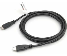 USB kabelis Equip USB-C - USB-C 3 m Juodas (128888)